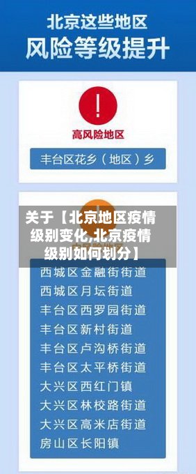 关于【北京地区疫情级别变化,北京疫情级别如何划分】