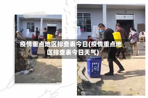 疫情重点地区排查表今日(疫情重点地区排查表今日天气)