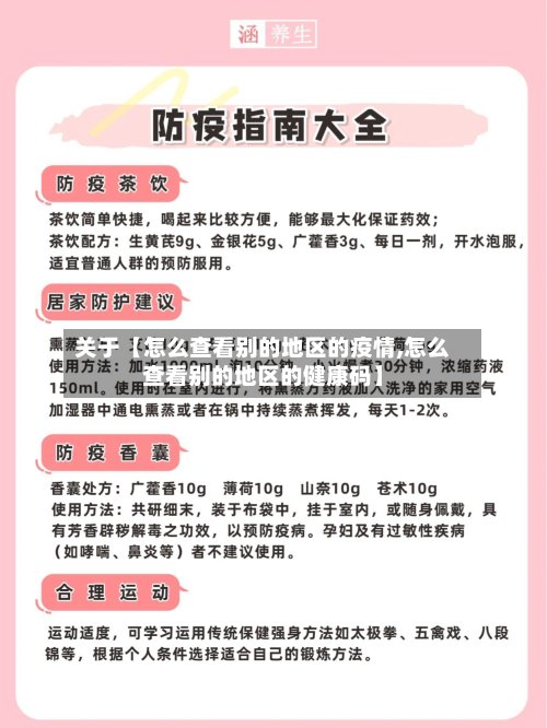 关于【怎么查看别的地区的疫情,怎么查看别的地区的健康码】