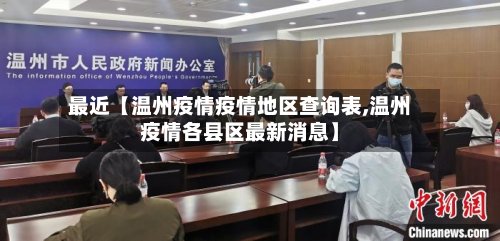 最近【温州疫情疫情地区查询表,温州疫情各县区最新消息】
