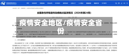 疫情安全地区/疫情安全省份