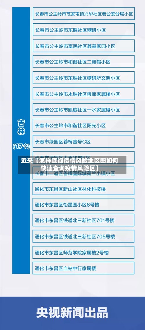 近来【怎样查询疫情风险地区图如何快速查询疫情风险区】