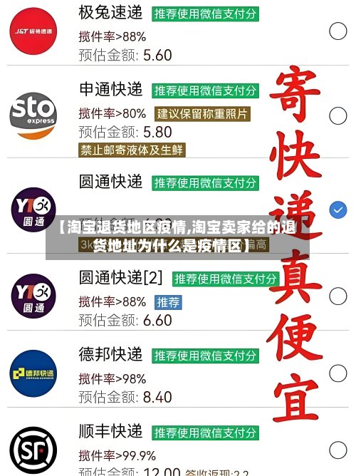 【淘宝退货地区疫情,淘宝卖家给的退货地址为什么是疫情区】-第3张图片