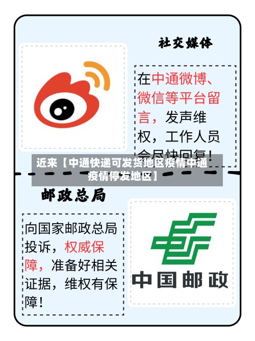 近来【中通快递可发货地区疫情中通疫情停发地区】