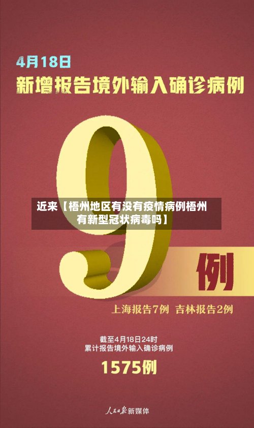 近来【梧州地区有没有疫情病例梧州有新型冠状病毒吗】-第2张图片