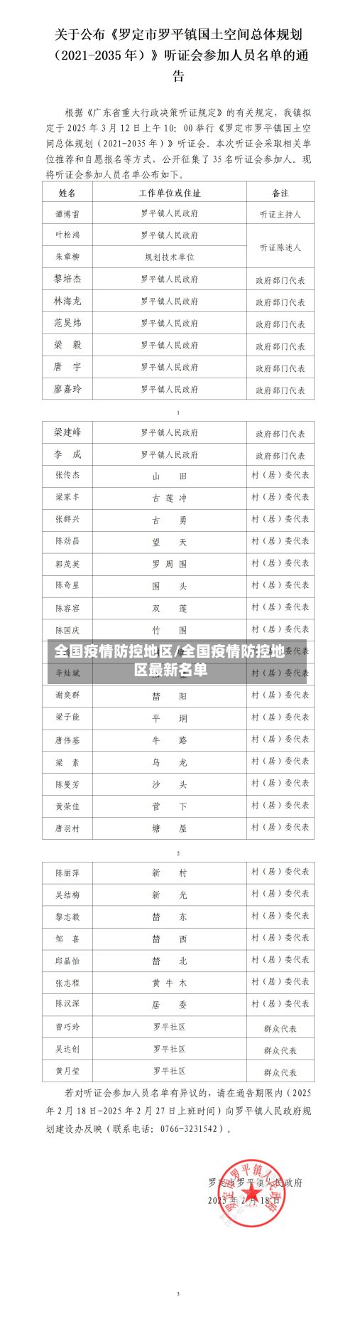 全国疫情防控地区/全国疫情防控地区最新名单