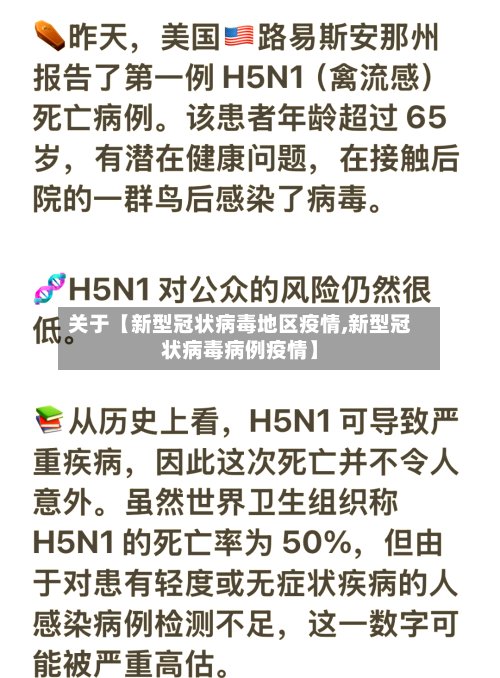 关于【新型冠状病毒地区疫情,新型冠状病毒病例疫情】
