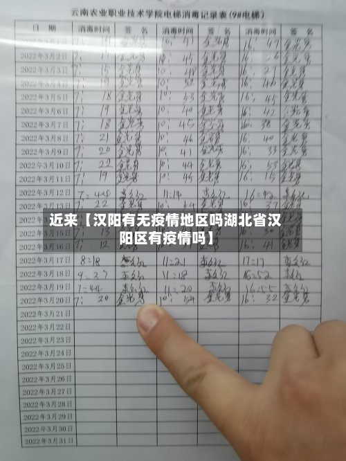 近来【汉阳有无疫情地区吗湖北省汉阳区有疫情吗】