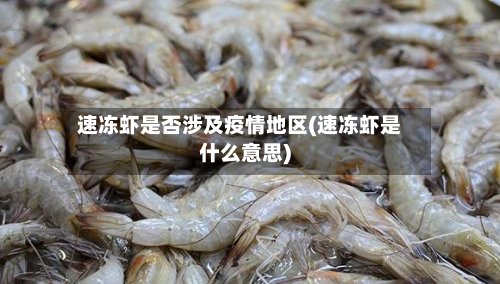 速冻虾是否涉及疫情地区(速冻虾是什么意思)