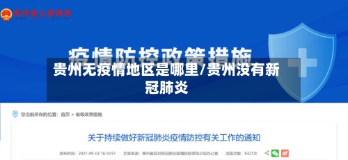贵州无疫情地区是哪里/贵州没有新冠肺炎-第2张图片