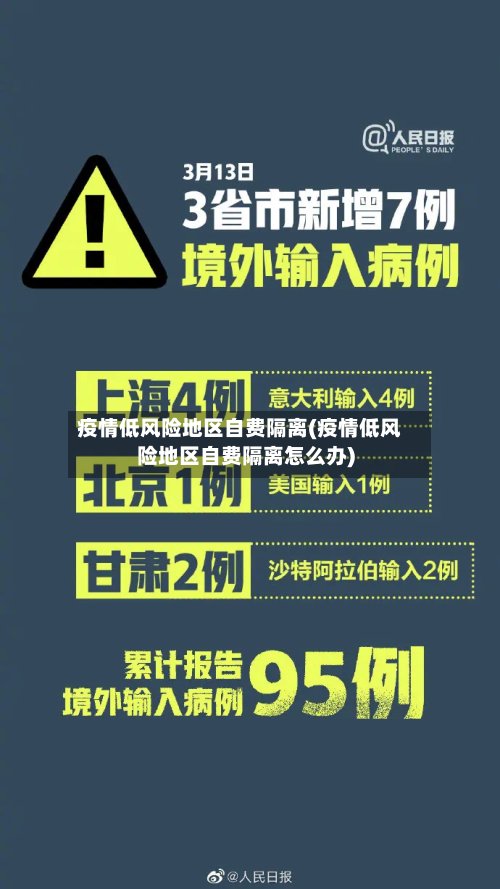 疫情低风险地区自费隔离(疫情低风险地区自费隔离怎么办)-第2张图片
