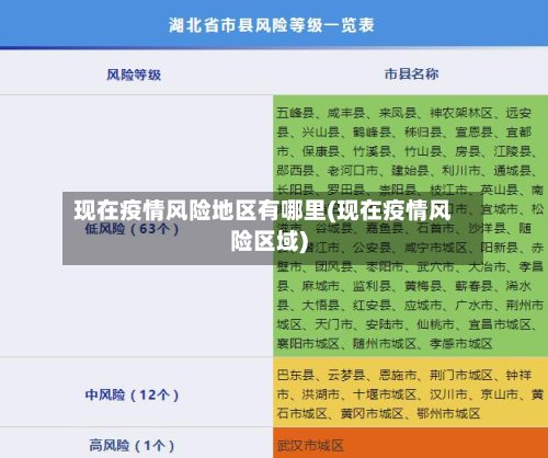 现在疫情风险地区有哪里(现在疫情风险区域)-第3张图片