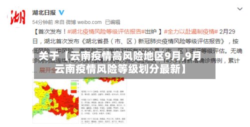 关于【云南疫情高风险地区9月,9月云南疫情风险等级划分最新】