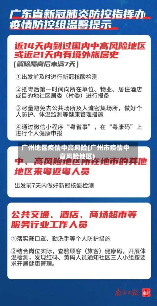广州地区疫情中高风险(广州市疫情中高风险地区)