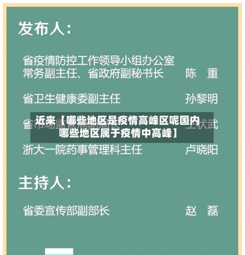 近来【哪些地区是疫情高峰区呢国内哪些地区属于疫情中高峰】