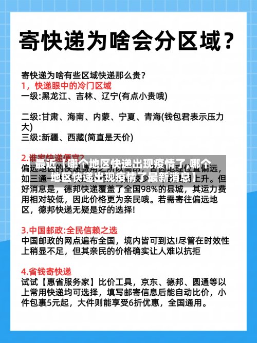最近【哪个地区快递出现疫情了,哪个地区快递出现疫情了最新消息】-第2张图片