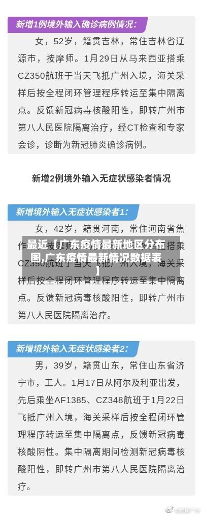 最近【广东疫情最新地区分布图,广东疫情最新情况数据表】