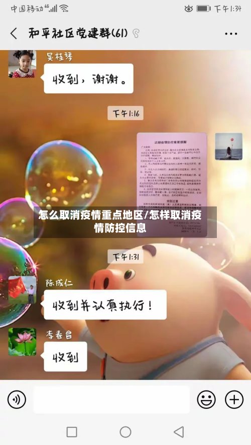 怎么取消疫情重点地区/怎样取消疫情防控信息-第3张图片