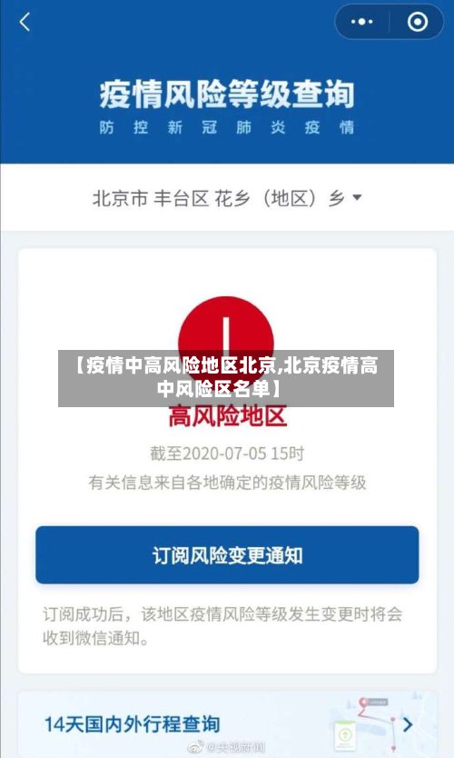 【疫情中高风险地区北京,北京疫情高中风险区名单】-第2张图片