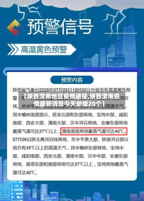 【陕西渭南地区疫情通报,陕西渭南疫情最新消息今天新增20个】-第2张图片