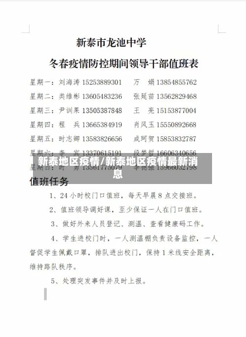 新泰地区疫情/新泰地区疫情最新消息-第3张图片