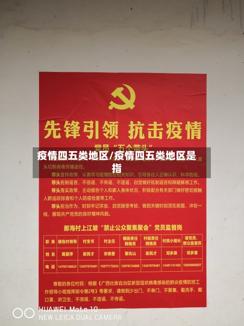 疫情四五类地区/疫情四五类地区是指