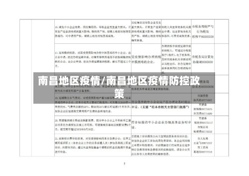 南昌地区疫情/南昌地区疫情防控政策