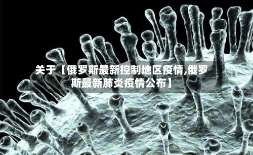 关于【俄罗斯最新控制地区疫情,俄罗斯最新肺炎疫情公布】-第2张图片