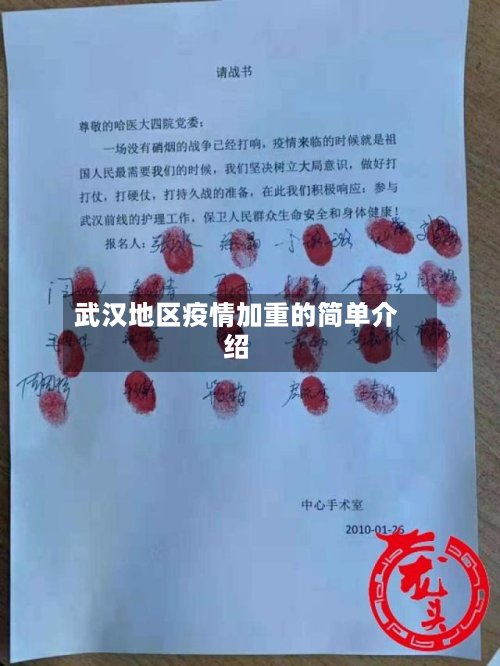 武汉地区疫情加重的简单介绍