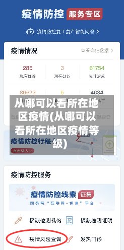 从哪可以看所在地区疫情(从哪可以看所在地区疫情等级)-第2张图片