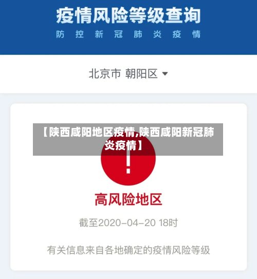 【陕西咸阳地区疫情,陕西咸阳新冠肺炎疫情】