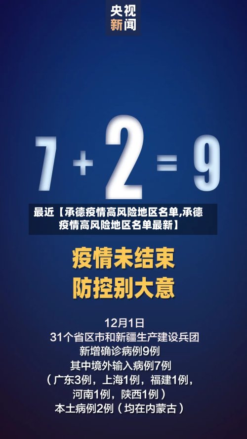 最近【承德疫情高风险地区名单,承德疫情高风险地区名单最新】-第2张图片
