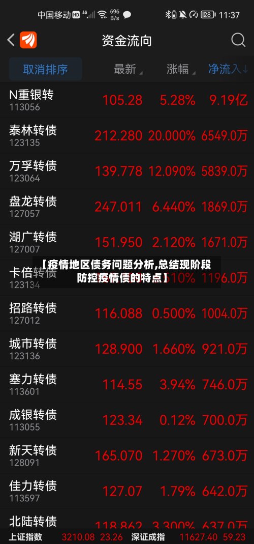 【疫情地区债务问题分析,总结现阶段防控疫情债的特点】