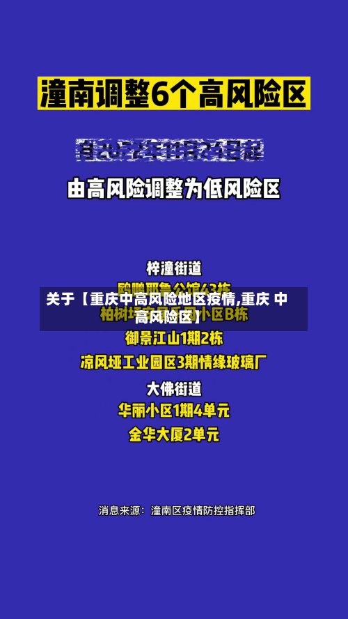 关于【重庆中高风险地区疫情,重庆 中高风险区】