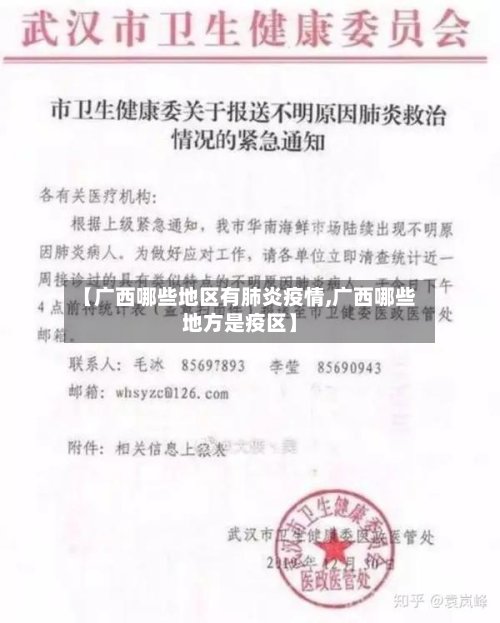 【广西哪些地区有肺炎疫情,广西哪些地方是疫区】