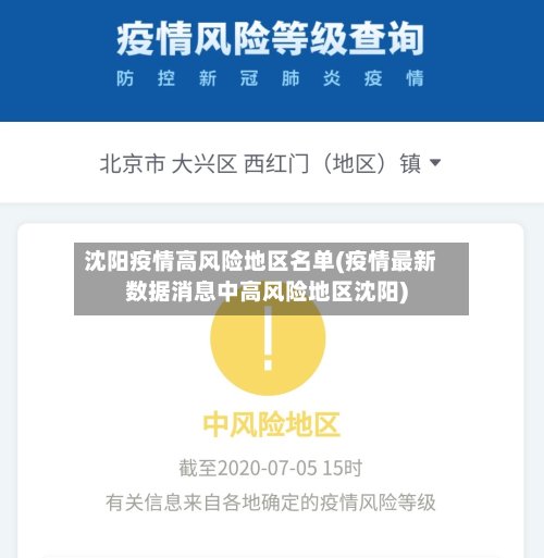 沈阳疫情高风险地区名单(疫情最新数据消息中高风险地区沈阳)-第3张图片