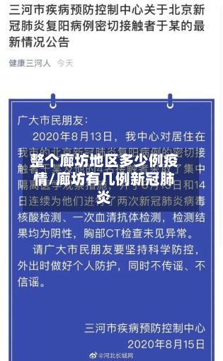 整个廊坊地区多少例疫情/廊坊有几例新冠肺炎