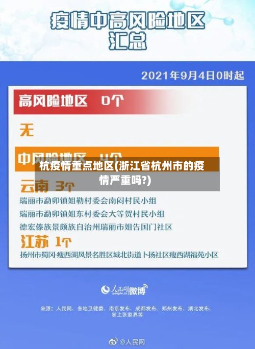 杭疫情重点地区(浙江省杭州市的疫情严重吗?)-第2张图片