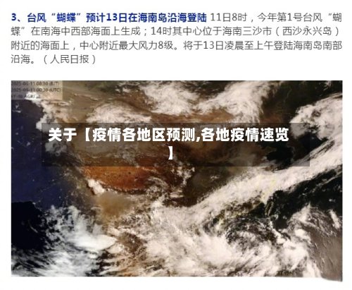 关于【疫情各地区预测,各地疫情速览】