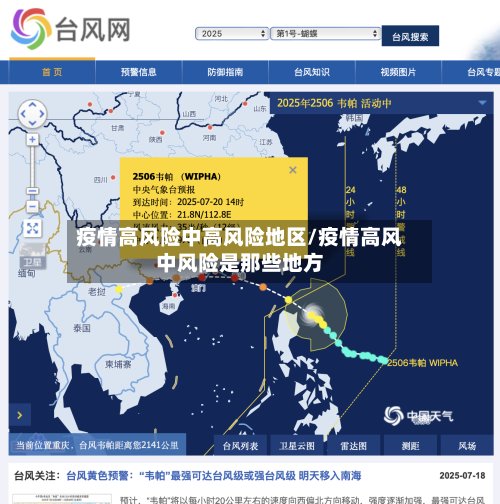 疫情高风险中高风险地区/疫情高风中风险是那些地方