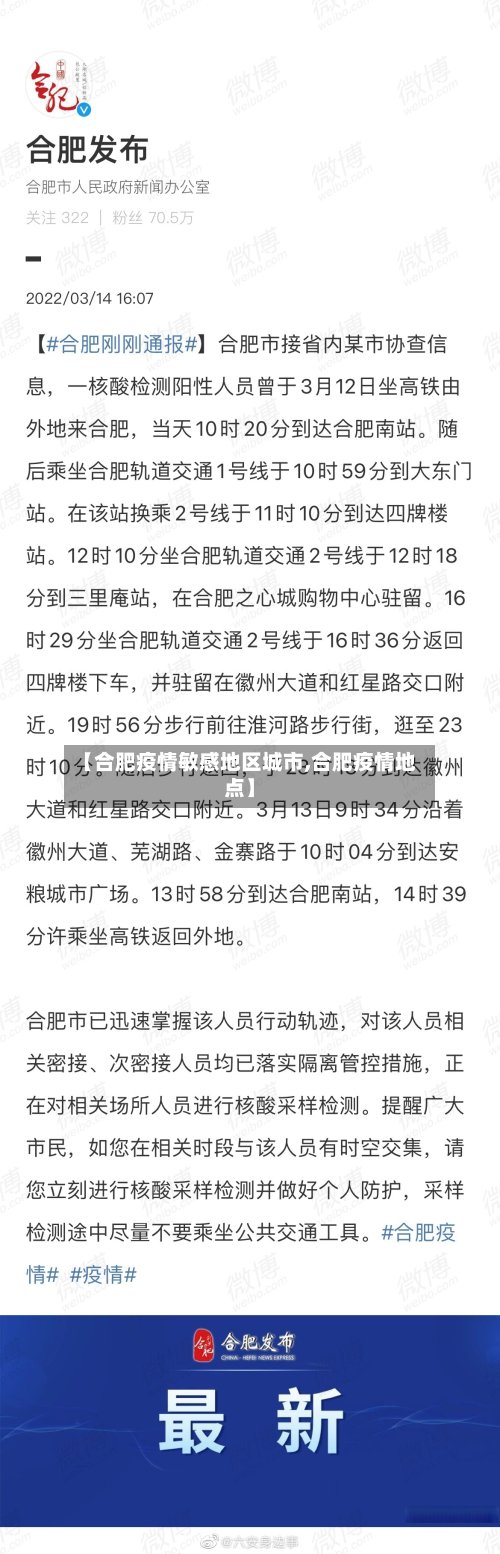 【合肥疫情敏感地区城市,合肥疫情地点】