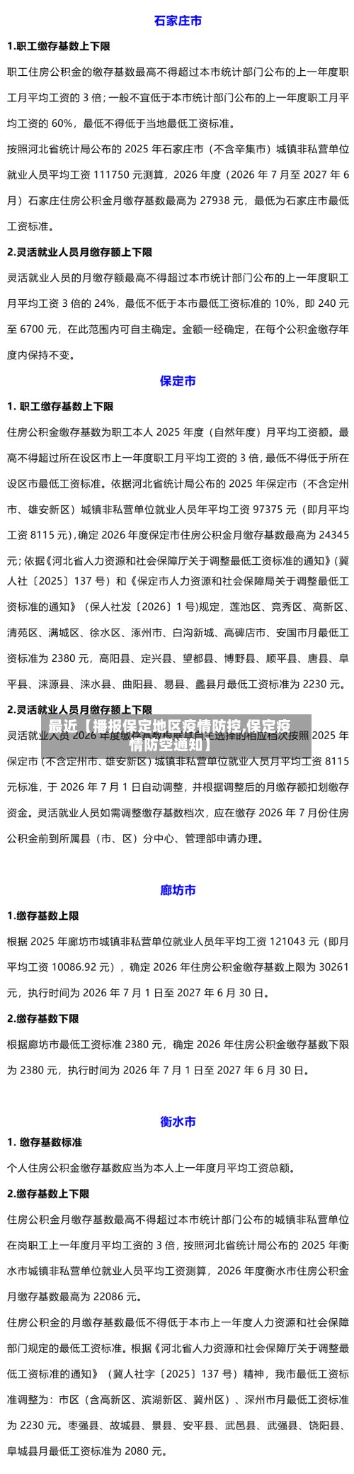 最近【播报保定地区疫情防控,保定疫情防空通知】-第3张图片