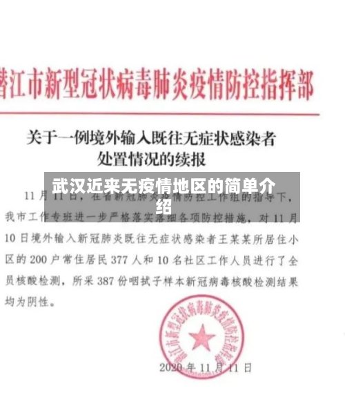 武汉近来无疫情地区的简单介绍-第2张图片