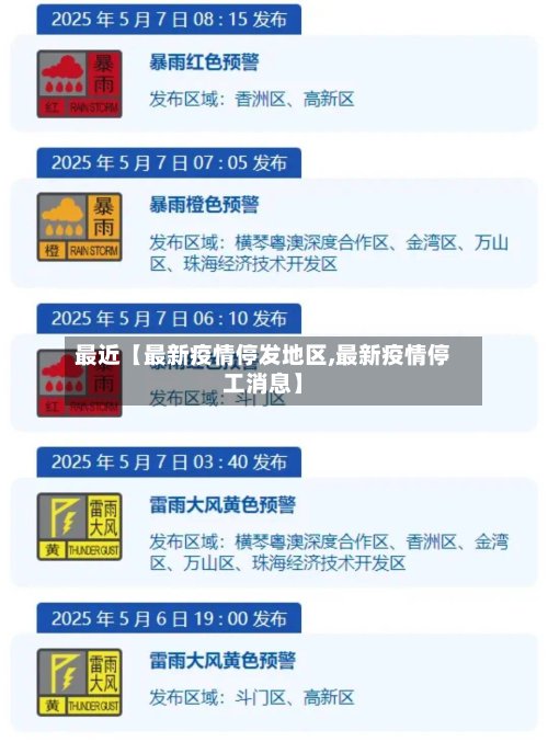 最近【最新疫情停发地区,最新疫情停工消息】