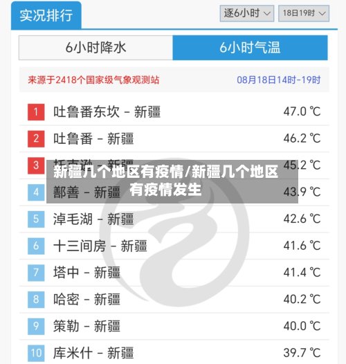 新疆几个地区有疫情/新疆几个地区有疫情发生-第3张图片