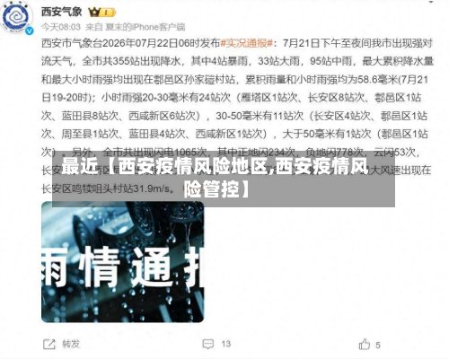 最近【西安疫情风险地区,西安疫情风险管控】