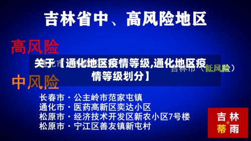 关于【通化地区疫情等级,通化地区疫情等级划分】-第3张图片