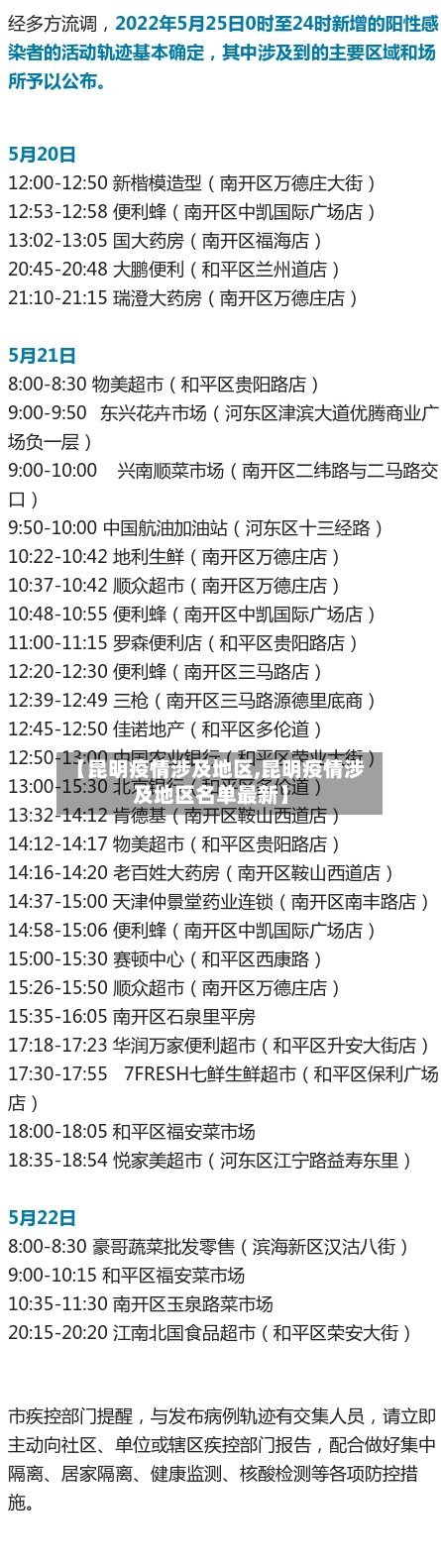 【昆明疫情涉及地区,昆明疫情涉及地区名单最新】-第2张图片