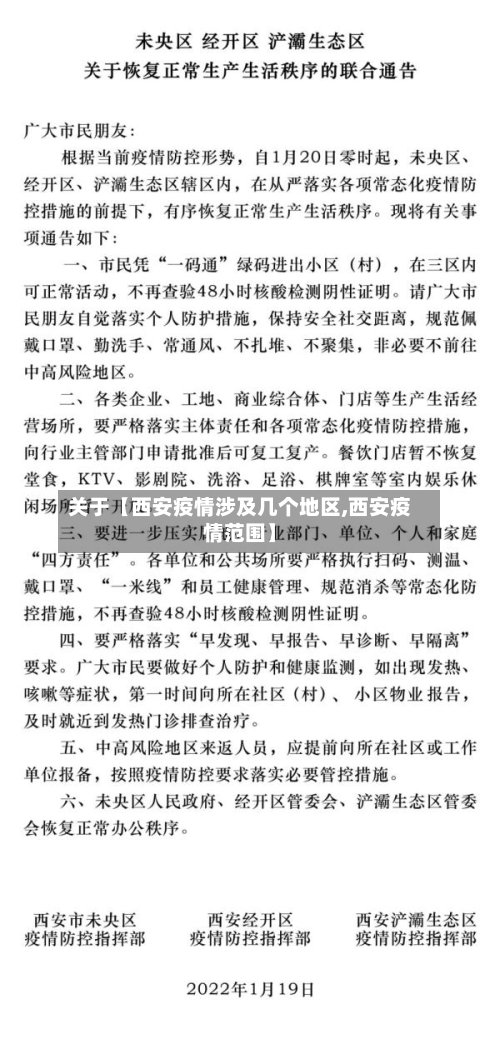 关于【西安疫情涉及几个地区,西安疫情范围】