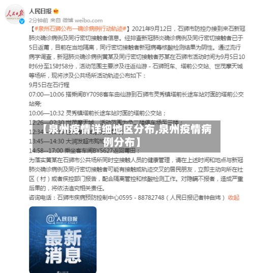 【泉州疫情详细地区分布,泉州疫情病例分布】-第3张图片
